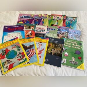 Homeschool bundle beast academy, critical thinking, Singapore math, IEW, MBP